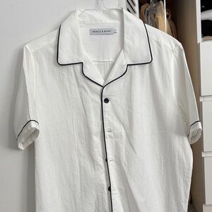Prince & Bond White Men's Shirt